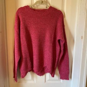 Raspberry Umgee Sweater